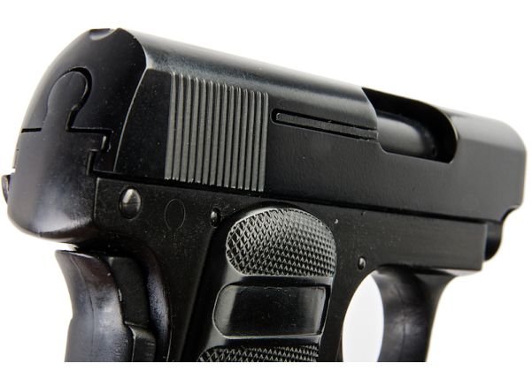 Farsan 0419 .25 メタルモデルガン - ブラック-AIRSOFT GOGO エアガン・サバゲー用品通販