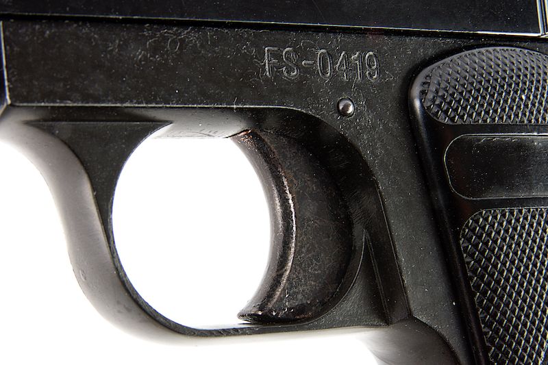 Farsan 0419 .25 メタルモデルガン - ブラック-AIRSOFT GOGO エアガン・サバゲー用品通販