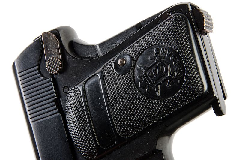 Farsan 0419 .25 メタルモデルガン - ブラック-AIRSOFT GOGO エアガン・サバゲー用品通販