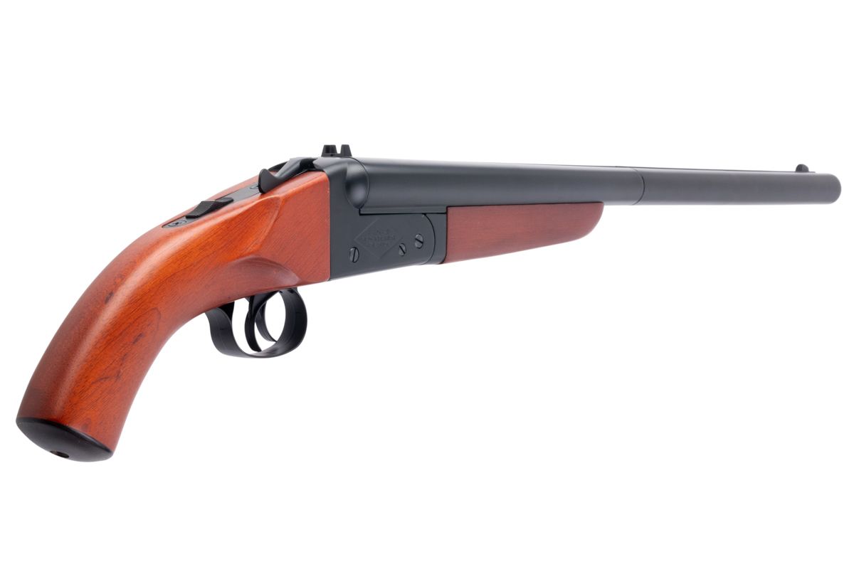 Farsan 0521 ダブルバレルガスショットガン（リアルウッド 770mm）-AIRSOFT GOGO エアガン・サバゲー用品通販