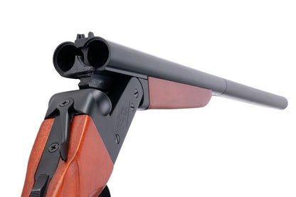 Farsan 0521 ダブルバレルガスショットガン（リアルウッド 770mm）-AIRSOFT GOGO エアガン・サバゲー用品通販