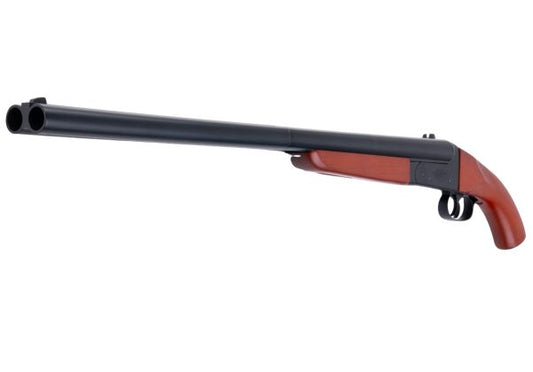 Farsan 0521 ダブルバレルガスショットガン（リアルウッド 770mm）-AIRSOFT GOGO エアガン・サバゲー用品通販
