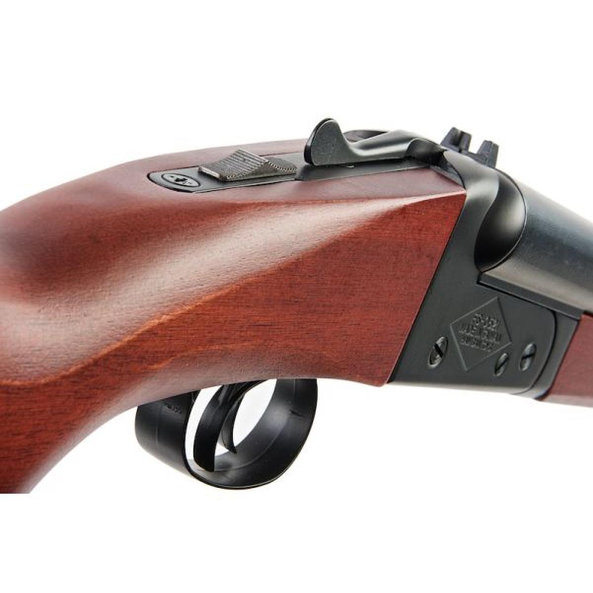 FARSAN 0521 リアルウッド 1000MM ダブルバレル ガスショットガン-AIRSOFT GOGO エアガン・サバゲー用品通販