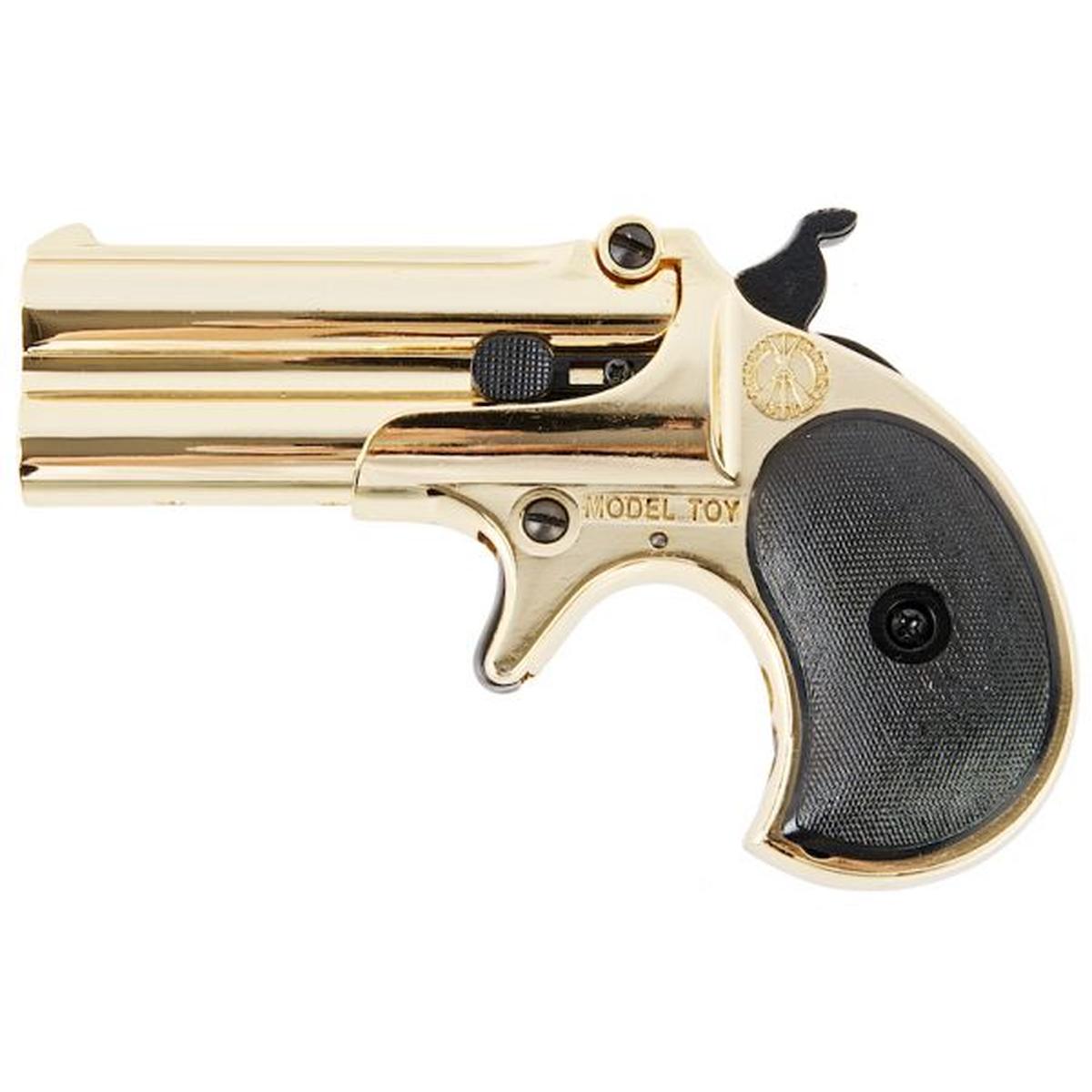 FARSAN 8717 デリンジャー メタル モデルガン - ゴールデン-AIRSOFT GOGO エアガン・サバゲー用品通販