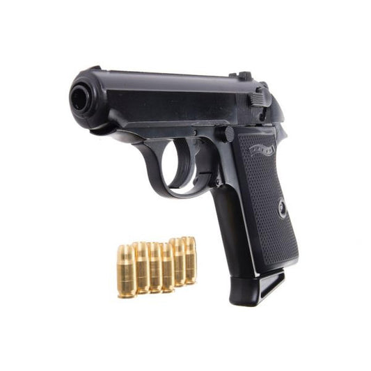 FARSAN 9607 PPK メタル モデルガン - ブラック-AIRSOFT GOGO エアガン・サバゲー用品通販