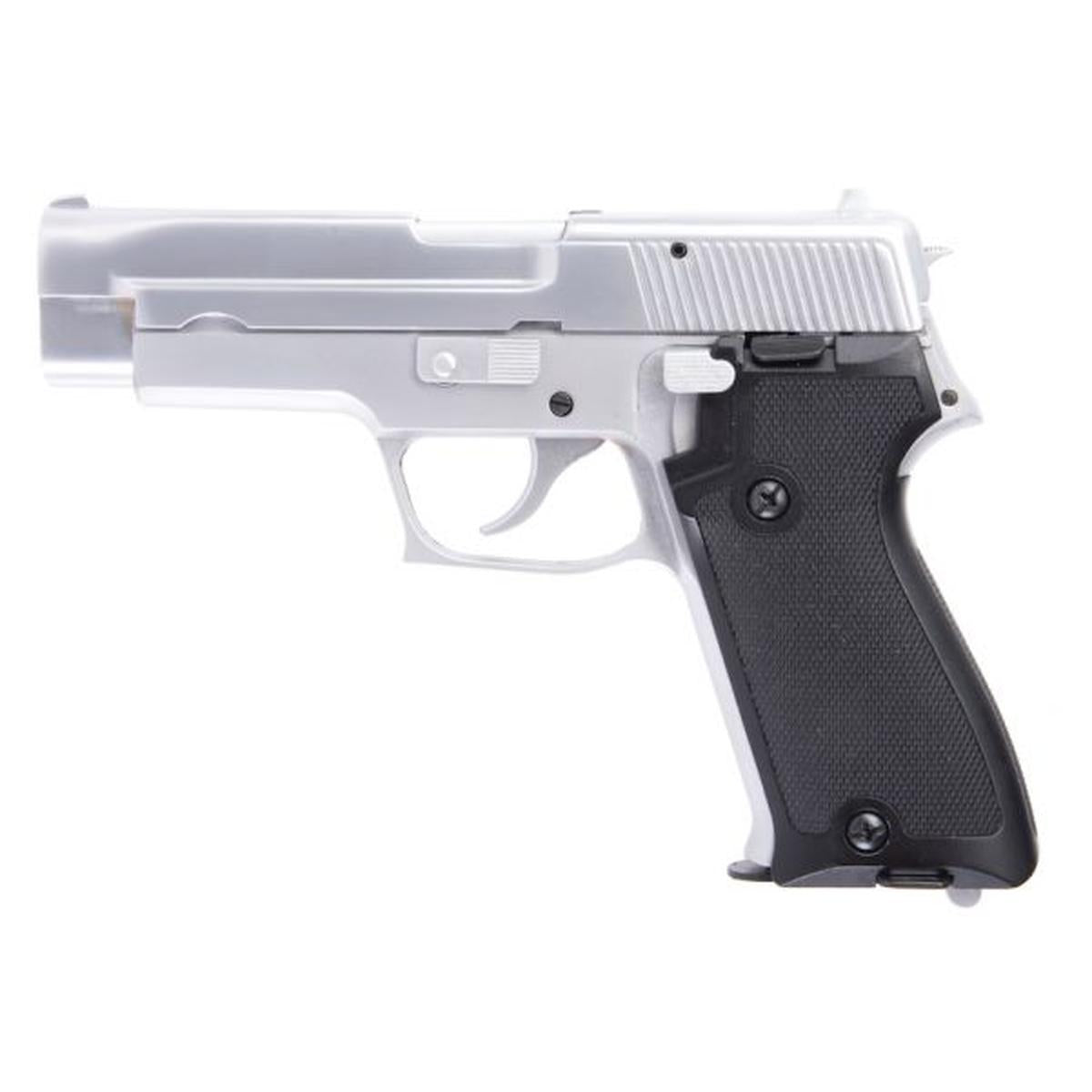 FARSAN 9910 P220 9MM メタル モデルガン - シルバー - サバゲー 装備