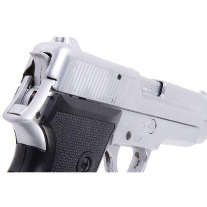 FARSAN 9910 P220 9MM メタル モデルガン - シルバー-AIRSOFT GOGO エアガン・サバゲー用品通販