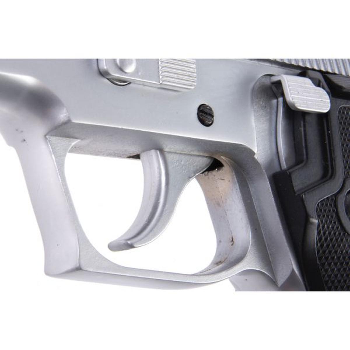 FARSAN 9910 P220 9MM メタル モデルガン - シルバー-AIRSOFT GOGO エアガン・サバゲー用品通販
