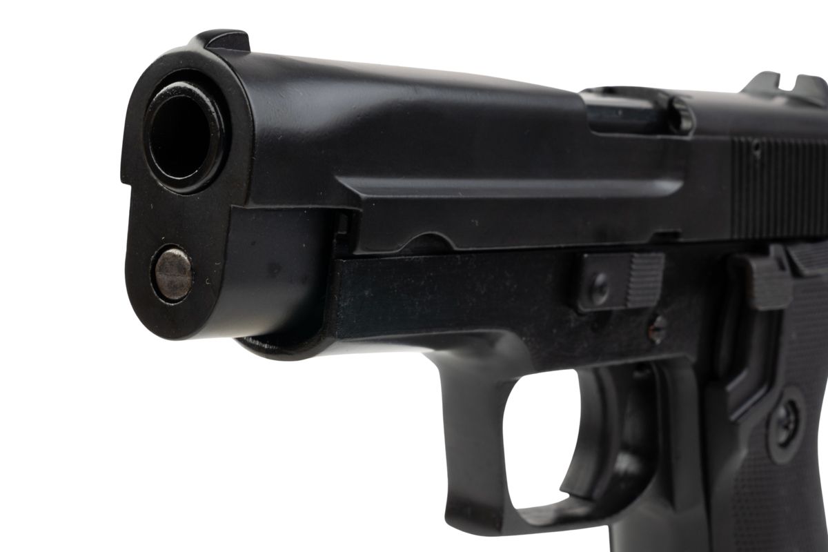 Farsan 9910 P220 9mm メタルモデルガン - ブラック-AIRSOFT GOGO エアガン・サバゲー用品通販
