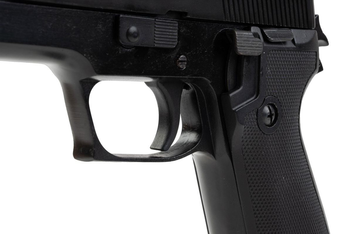 Farsan 9910 P220 9mm メタルモデルガン - ブラック-AIRSOFT GOGO エアガン・サバゲー用品通販