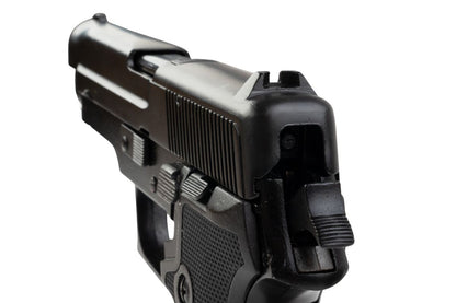 Farsan 9910 P220 9mm メタルモデルガン - ブラック-AIRSOFT GOGO エアガン・サバゲー用品通販