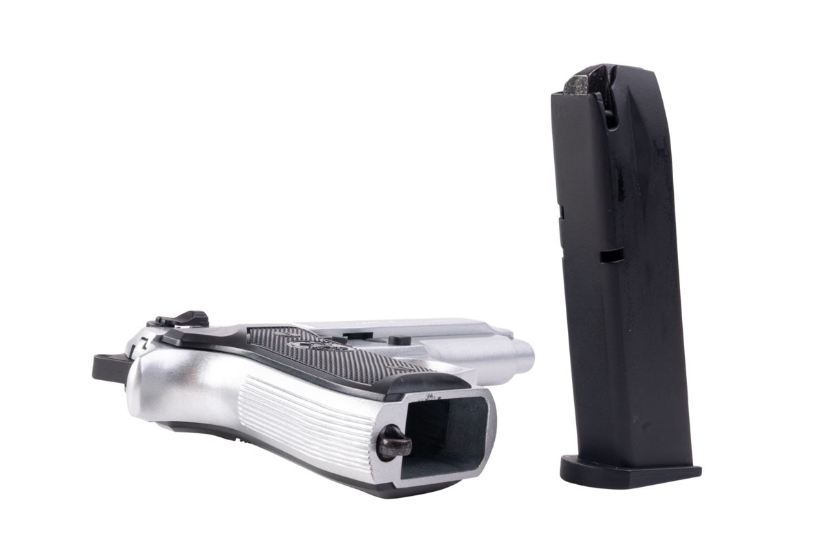 Farsan 9911 M9 メタルモデルガン - 銀(ぎん)-AIRSOFT GOGO エアガン・サバゲー用品通販