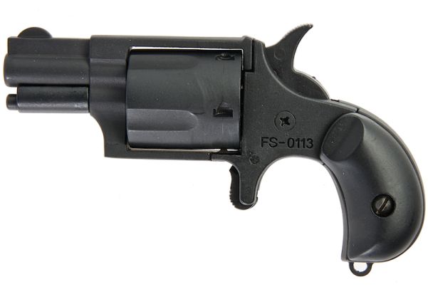 Farsan FS-0113 メタルミニモデルガン リボルバー - ブラック-AIRSOFT GOGO エアガン・サバゲー用品通販