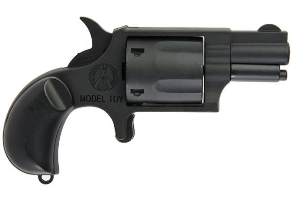 Farsan FS-0113 メタルミニモデルガン リボルバー - ブラック-AIRSOFT GOGO エアガン・サバゲー用品通販