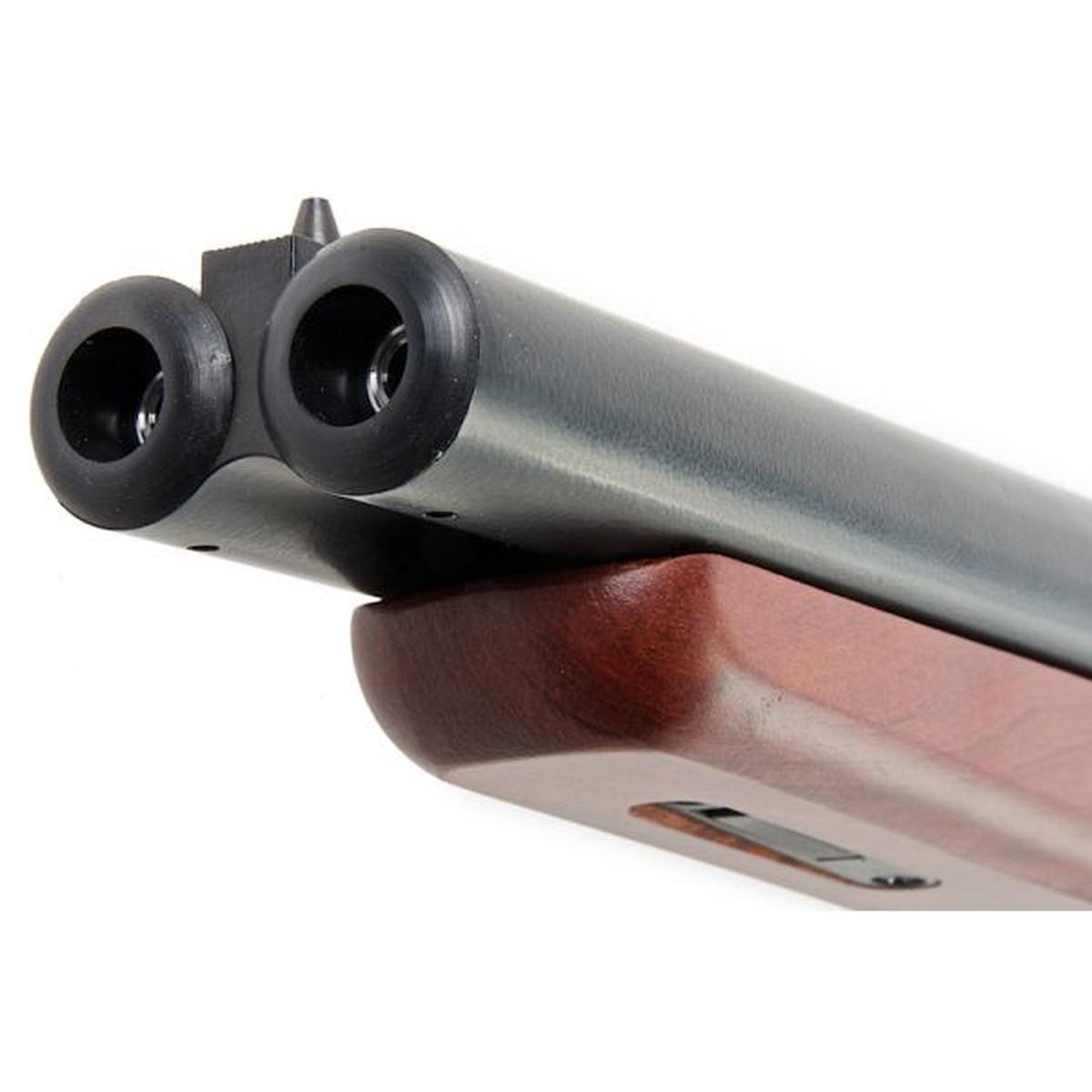 FARSAN リアルウッド 0521 6MM ダブルバレル ガスショットガン (ショート)-AIRSOFT GOGO エアガン・サバゲー用品通販