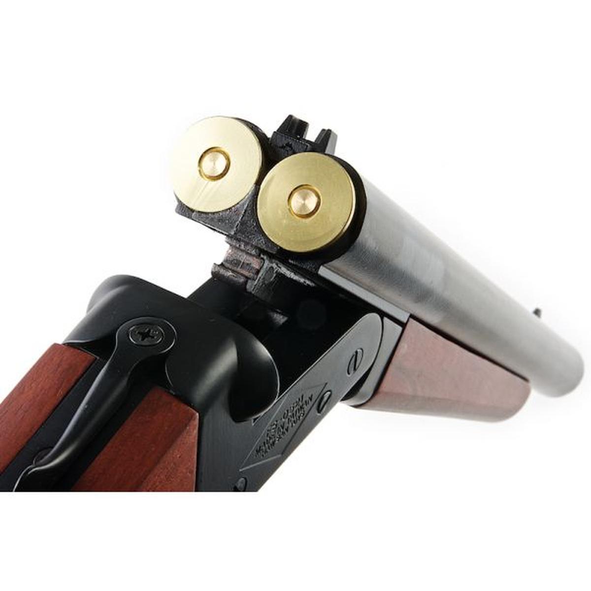 FARSAN リアルウッド 0521 6MM ダブルバレル ガスショットガン (ショート)-AIRSOFT GOGO エアガン・サバゲー用品通販