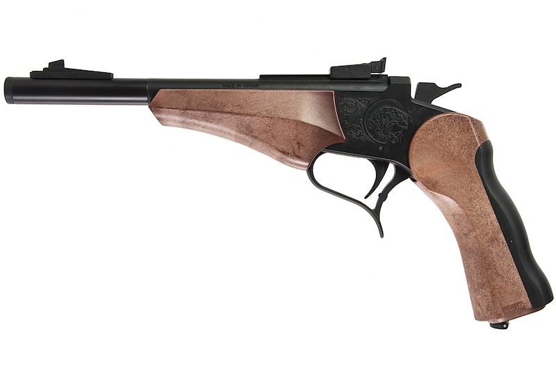 Farsan Thompson G2 Contender 250mm ブレークトップ 6mm CO2 エアソフトピストル - ブラック-AIRSOFT GOGO エアガン・サバゲー用品通販
