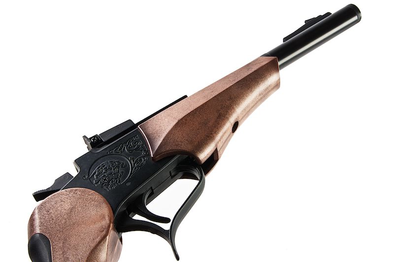 Farsan Thompson G2 Contender 250mm ブレークトップ 6mm CO2 エアソフトピストル - ブラック-AIRSOFT GOGO エアガン・サバゲー用品通販