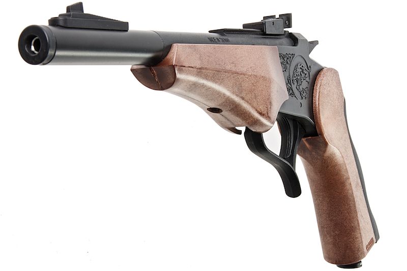 Farsan Thompson G2 Contender 250mm ブレークトップ 6mm CO2 エアソフトピストル - ブラック-AIRSOFT GOGO エアガン・サバゲー用品通販