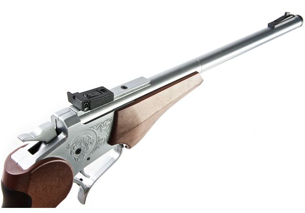 Farsan Thompson G2 Contender 370mm ブレークトップ 6mm ガス式エアソフトピストル - 銀(ぎん)-AIRSOFT GOGO エアガン・サバゲー用品通販