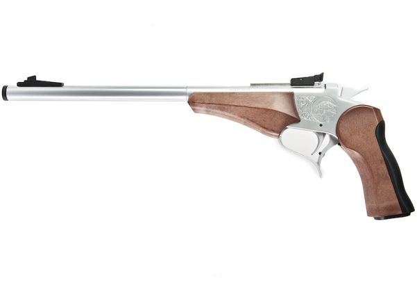 Farsan Thompson G2 Contender 370mm ブレークトップ 6mm ガス式エアソフトピストル - 銀(ぎん)-AIRSOFT GOGO エアガン・サバゲー用品通販
