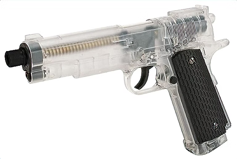 FCW 1911 半透明CO2 NBBピストル（日本仕樣）-AIRSOFT GOGO エアガン・サバゲー用品通販