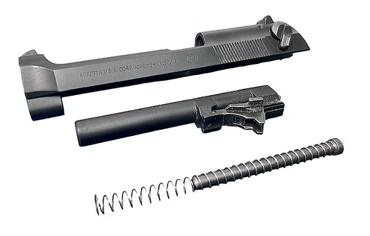 FCW 全メタル(ぜんきんぞく)GBBスライドアッパーセット KSC M9 System 7 GBBP用（内部パーツ付き）-AIRSOFT GOGO エアガン・サバゲー用品通販