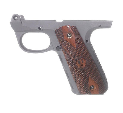 FCW AAP01 ABS ロワーフレームとKimpoi Rスタイルウッドグリップセット - グレー-AIRSOFT GOGO エアガン・サバゲー用品通販