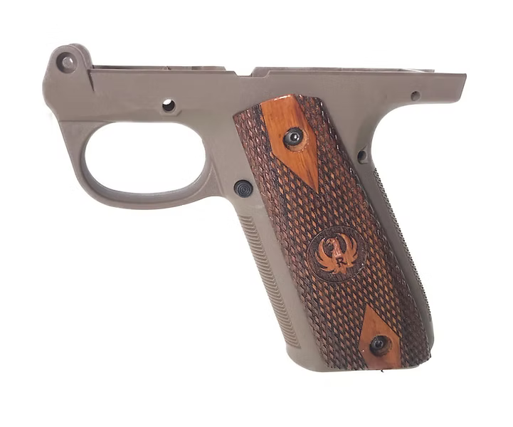 FCW AAP01 ABS ロワーフレームとKimpoi Rスタイルウッドグリップセット - タン/黄褐-AIRSOFT GOGO エアガン・サバゲー用品通販