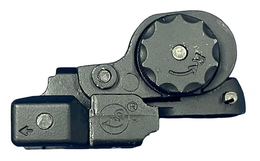 FCW ARMSスタイル SPR MK12 Mod 0 / 1 折りたたみ式リアサイト（フルマーキング付き）-AIRSOFT GOGO エアガン・サバゲー用品通販