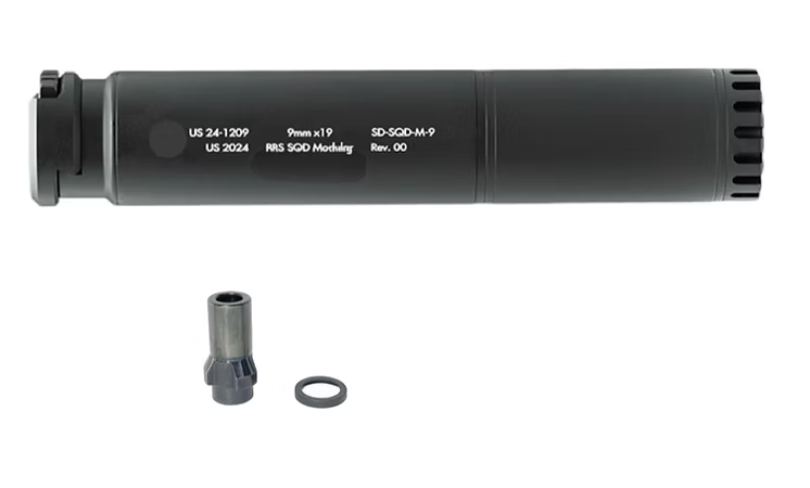 FCW BTスタイル SQDサプレッサー（トレーサー装着可能）-AIRSOFT GOGO エアガン・サバゲー用品通販