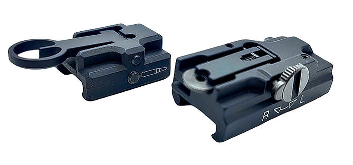 FCW HKスタイル フロント＆リアサイトセット（HK416など対応）-AIRSOFT GOGO エアガン・サバゲー用品通販