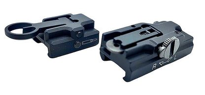 FCW HKスタイル フロント＆リアサイトセット（HK416など対応）-AIRSOFT GOGO エアガン・サバゲー用品通販