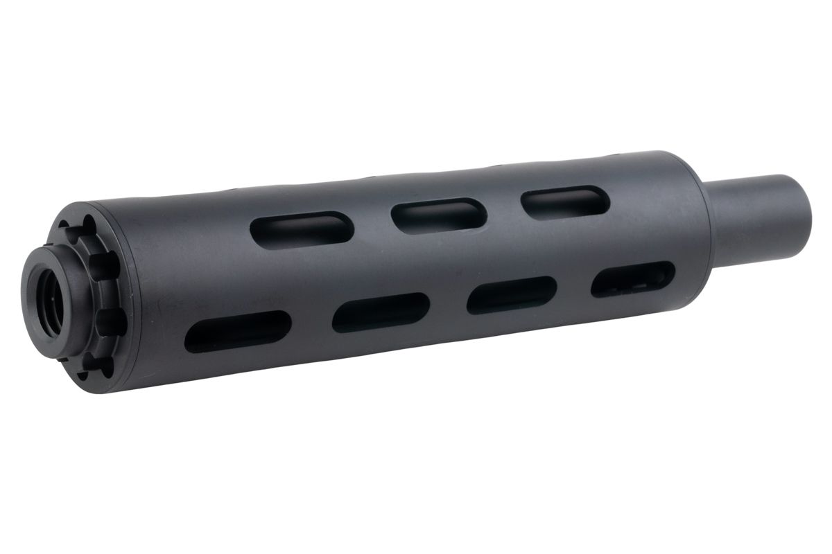 FCW M11A1 GBB ギャングスタースタイルサイレンサー - ブラック-AIRSOFT GOGO エアガン・サバゲー用品通販