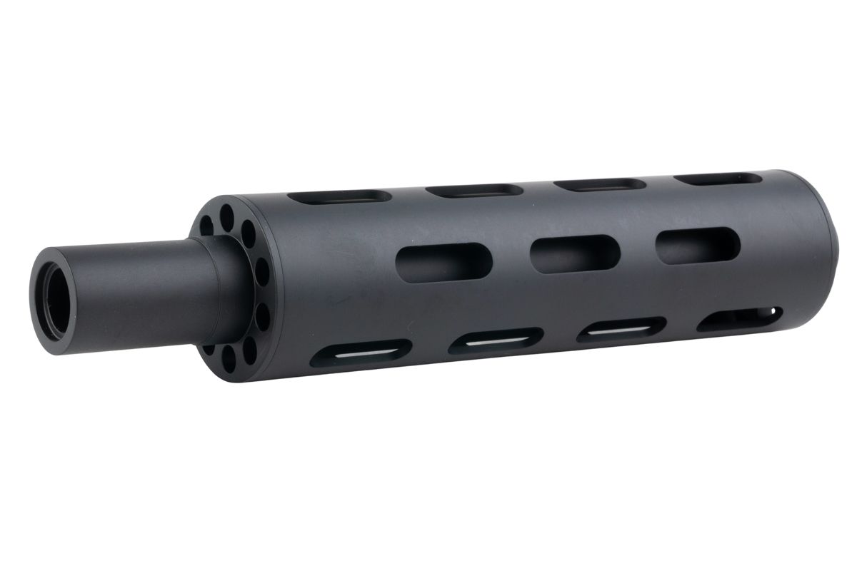 FCW M11A1 GBB ギャングスタースタイルサイレンサー - ブラック-AIRSOFT GOGO エアガン・サバゲー用品通販