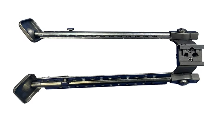 FCW M60 / 107 / M99用メタル製バイポッド（1913ピカティニーレイル付き）- ブラック-AIRSOFT GOGO エアガン・サバゲー用品通販