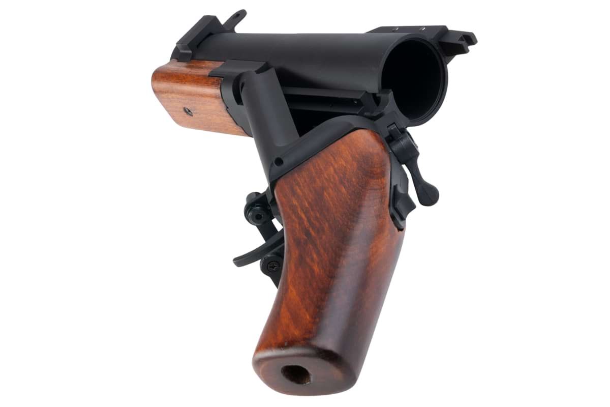 FCW M79 ソードオフガスグレネードランチャー（本物の木材とメタル製の外装）-AIRSOFT GOGO エアガン・サバゲー用品通販