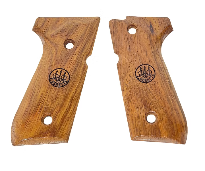 FCW M9 / M92F 木製グリップ（ベレッタロゴ付き）- Beretta original Logo-AIRSOFT GOGO エアガン・サバゲー用品通販