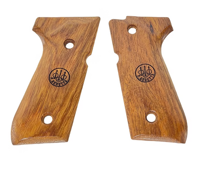 FCW M9 / M92F 木製グリップ（ベレッタロゴ付き）- Beretta original Logo-AIRSOFT GOGO エアガン・サバゲー用品通販