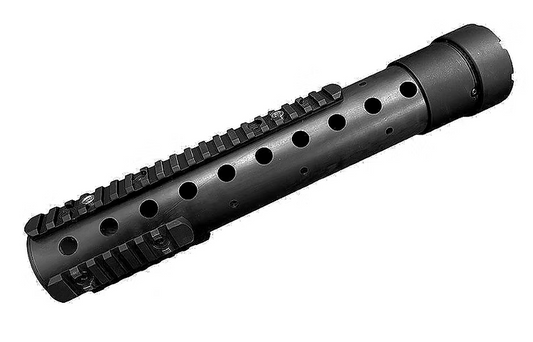 FCW MK12 Mod 0 / H アルミニウム / アルミ製 12.5インチロングハンドガード（ブラック）-AIRSOFT GOGO エアガン・サバゲー用品通販