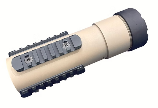 FCW MK12 Mod 0 / H アルミニウム / アルミ製 7インチ ショートハンドガード（セラコート、FDE）-AIRSOFT GOGO エアガン・サバゲー用品通販
