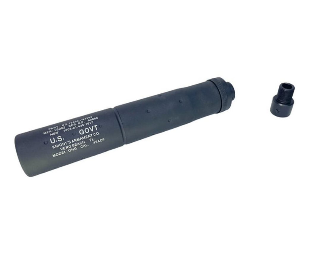 FCW MK23 Socom サイレンサー（フルマーキング付き）KSC MK23 エアソフトピストル用-AIRSOFT GOGO エアガン・サバゲー用品通販