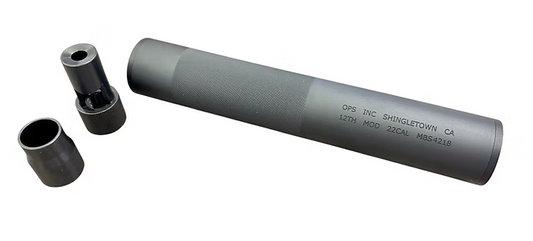 FCW OPS MK12 ダミーサイレンサー（AEM5K 長さ 7.4インチ）-AIRSOFT GOGO エアガン・サバゲー用品通販