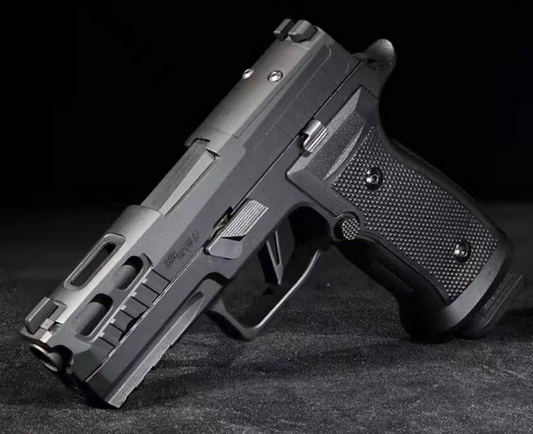 FCW P320 AXG プラスチックコンバージョンキット（グリップと下部フレームのみ）（SIG/VFC MP17、MP18、P320 GBBP用）- 銀(ぎん)-AIRSOFT GOGO エアガン・サバゲー用品通販