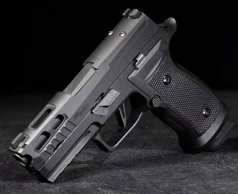 FCW P320 AXG プラスチックコンバージョンキット（グリップと下部フレームのみ）（SIG/VFC MP17、MP18、P320 GBBP用）- ブラック-AIRSOFT GOGO エアガン・サバゲー用品通販