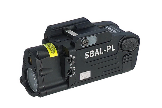FCW SBAL-PL タクティカルフラッシュライト - ブラック-AIRSOFT GOGO エアガン・サバゲー用品通販