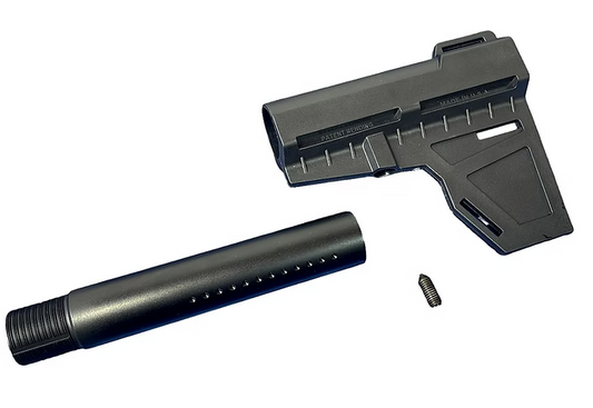 FCW ショックウェーブスタイル アジャスタブルブレード ピストルスタビライザーストック（MWSチューブ付き）-AIRSOFT GOGO エアガン・サバゲー用品通販