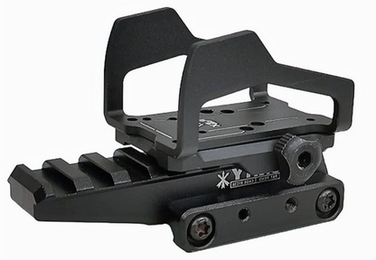 FCW SI-REX リフレックス エクソスケルトン（20mmピカティニーレイルライザー付き）- ブラック-AIRSOFT GOGO エアガン・サバゲー用品通販