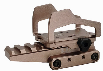 FCW SI-REX リフレックス エクソスケルトン（20mmピカティニーレイルライザー付き）- ダークアース-AIRSOFT GOGO エアガン・サバゲー用品通販