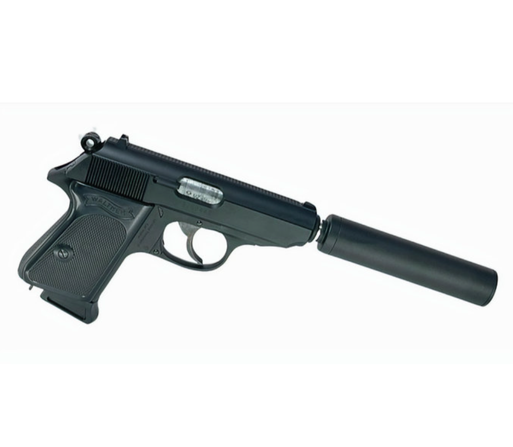 FCW スチールアウターバレル マルゼン ワルサーPPK/S、PPK GBBP用 - ブラック-AIRSOFT GOGO エアガン・サバゲー用品通販